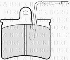 Borg & Beck BBP1169 - Juego de pastillas de freno