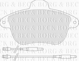 Borg & Beck BBP1182 - Juego de pastillas de freno