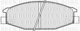 Borg & Beck BBP1192 - Juego de pastillas de freno