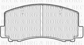 Borg & Beck BBP1198 - Juego de pastillas de freno