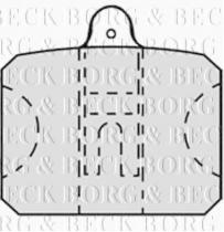 Borg & Beck BBP1211 - Juego de pastillas de freno