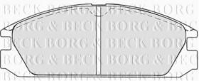 Borg & Beck BBP1222 - Juego de pastillas de freno