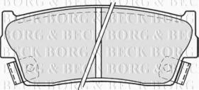 Borg & Beck BBP1228 - Juego de pastillas de freno