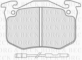 Borg & Beck BBP1230 - Juego de pastillas de freno