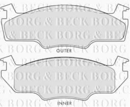 Borg & Beck BBP1235 - Juego de pastillas de freno