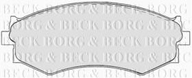 Borg & Beck BBP1240 - Juego de pastillas de freno