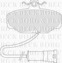 Borg & Beck BBP1242 - Juego de pastillas de freno