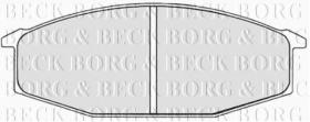 Borg & Beck BBP1245 - Juego de pastillas de freno