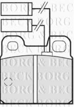 Borg & Beck BBP1256 - Juego de pastillas de freno