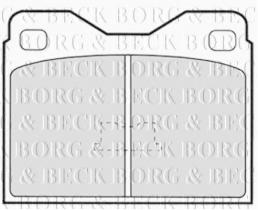 Borg & Beck BBP1259 - Juego de pastillas de freno