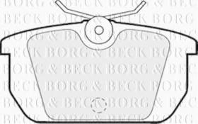 Borg & Beck BBP1261 - Juego de pastillas de freno