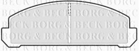 Borg & Beck BBP1289 - Juego de pastillas de freno