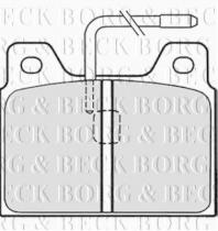 Borg & Beck BBP1295 - Juego de pastillas de freno