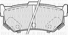 Borg & Beck BBP1298 - Juego de pastillas de freno