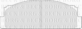 Borg & Beck BBP1305 - Juego de pastillas de freno