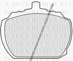 Borg & Beck BBP1311 - Juego de pastillas de freno