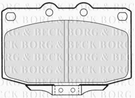 Borg & Beck BBP1323 - Juego de pastillas de freno