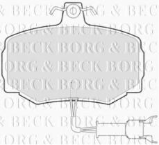 Borg & Beck BBP1333 - Juego de pastillas de freno