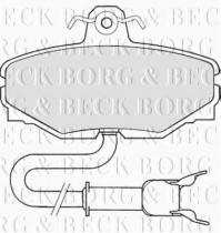 Borg & Beck BBP1334 - Juego de pastillas de freno