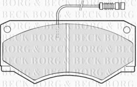 Borg & Beck BBP1335 - Juego de pastillas de freno