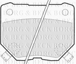 Borg & Beck BBP1349 - Juego de pastillas de freno