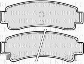 Borg & Beck BBP1366 - Juego de pastillas de freno