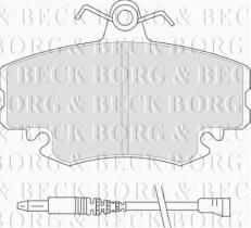 Borg & Beck BBP1397 - Juego de pastillas de freno