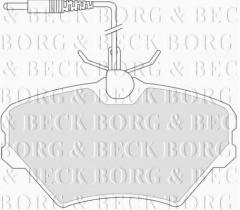 Borg & Beck BBP1490 - Juego de pastillas de freno