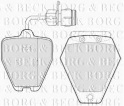 Borg & Beck BBP1577 - Juego de pastillas de freno