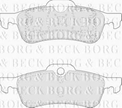Borg & Beck BBP1744 - Juego de pastillas de freno