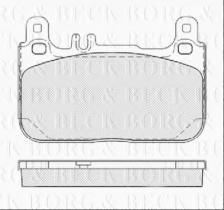 Borg & Beck BBP2461 - Juego de pastillas de freno