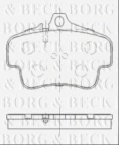 Borg & Beck BBP2472 - Juego de pastillas de freno