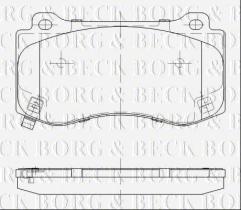 Borg & Beck BBP2474 - Juego de pastillas de freno
