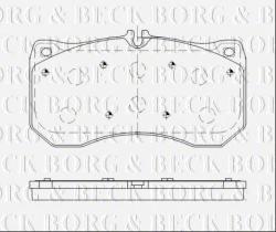 Borg & Beck BBP2489 - Juego de pastillas de freno