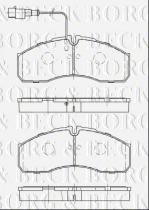 Borg & Beck BBP2490 - Juego de pastillas de freno