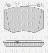 Borg & Beck BBP2500 - Juego de pastillas de freno