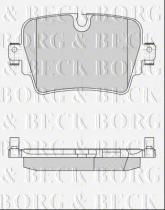 Borg & Beck BBP2507 - Juego de pastillas de freno