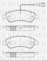 Borg & Beck BBP2524 - Juego de pastillas de freno