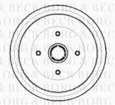 Borg & Beck BBR7003 - Tambor de freno