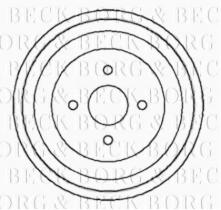 Borg & Beck BBR7004 - Tambor de freno