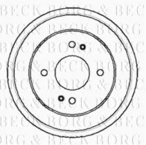 Borg & Beck BBR7006 - Tambor de freno