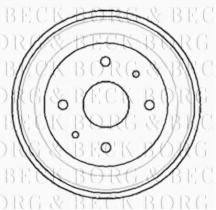 Borg & Beck BBR7007 - Tambor de freno