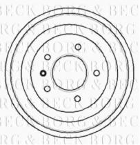 Borg & Beck BBR7018 - Tambor de freno