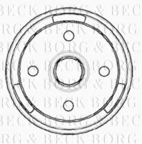 Borg & Beck BBR7019 - Tambor de freno