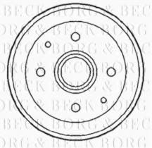 Borg & Beck BBR7020 - Tambor de freno