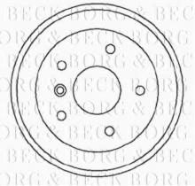 Borg & Beck BBR7022 - Tambor de freno