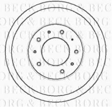 Borg & Beck BBR7032 - Tambor de freno