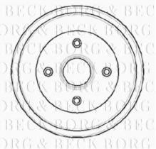 Borg & Beck BBR7033 - Tambor de freno
