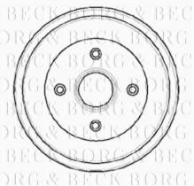 Borg & Beck BBR7033 - Tambor de freno