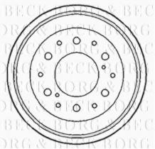 Borg & Beck BBR7038 - Tambor de freno